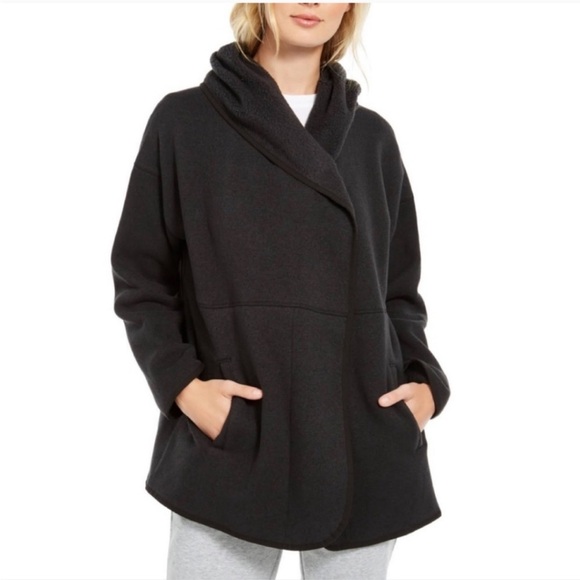 Ladies The North Face Crescent Wrap Hooded Jacket Fleece Lined Size XL - Picture 1 of 12